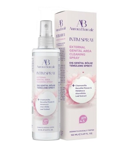 Aurora Boreale İntim Dış Genital Bölge Temizleme Spreyi