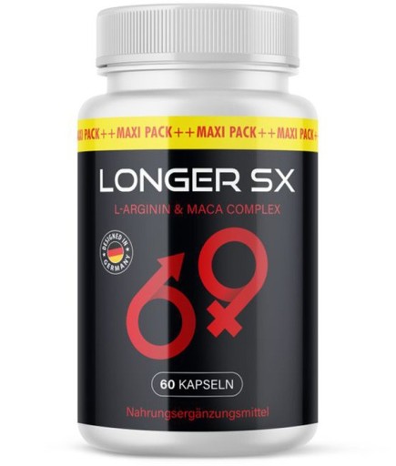 Longer SX L-Arginin ve Maca Complex 60 Kapsül
